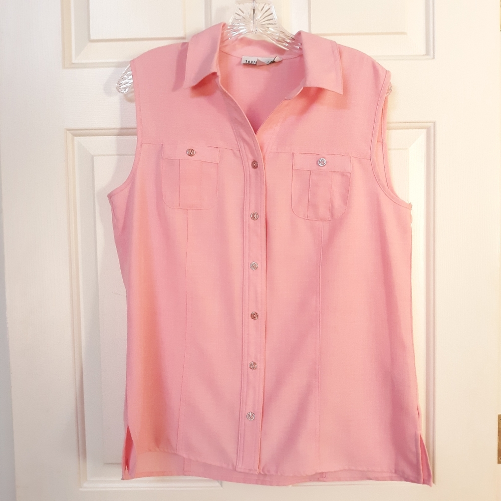 Pink Button Up Size Small